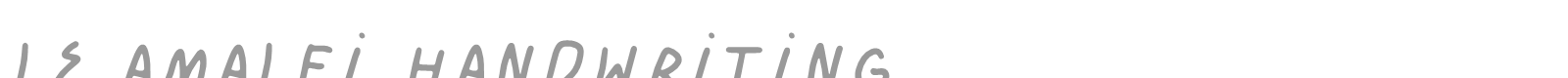 Le Amalfi Handwriting font preview